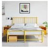 Image de Tables de chevet 2 pcs jaune moutarde 34,5x39x44 cm acier, armoire, table d'appoint, table de nuit, table de chevet, 841758