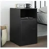 Image de Table de chevet noir 34,5x39x62 cm acier 841763