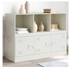 Image de Buffet blanc 99x39x73 cm acier