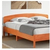 Image de Tête de lit cire marron 180 cm bois massif de pin 842493