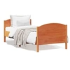 Image de Bedframe zonder matras massief grenenhout wasbruin 75x190 cm842577