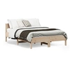 Image de Cadre de lit avec tête de lit 140x190 cm bois de pin massif 842602