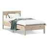 Image de Cadre de lit avec tête de lit 75x190 cm bois de pin massif 842678