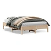 Image de Cadre de lit sans matelas 160x200 cm bois massif de pin