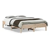 Image de Cadre de lit sans matelas 140x190 cm bois de pin massif