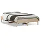 Image de Cadre de lit sans matelas 120x190 cm bois de pin massif