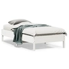 Image de Bedframe zonder matras massief grenenhout wit 90x190 cm842727