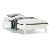 Image de Bedframe zonder matras massief grenenhout wit 75x190 cm842731