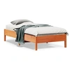 Image de Bedframe zonder matras massief grenenhout wasbruin 75x190 cm842733