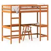 Image de Lit superpose 205.5 x 97.5 x 175 cm en cire sans sommier de couleur