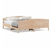 Image de Bedframe zonder matras massief grenenhout 200x200 cm3216161
