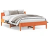 Image de Bedframe zonder matras massief grenenhout wasbruin 150x200 cm3216199