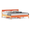 Image de Bedframe zonder matras massief grenenhout wasbruin 200x200 cm3216202