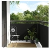 Image de Paravent de balcon noir 400x80 cm résine tressée, écran de jardin, écran extérieur, écran d'intimité de clôture, 156298