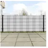Image de Paravents de balcon 10 pcs blanc 255x19 cm résine tressée, écran de jardin, écran extérieur, écran d'intimité 156313