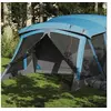 Image de Tente de camping avec porche 4 personnes bleu imperméable