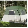 Image de Tente de camping de cabine 4 personnes vert imperméable