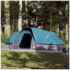 Image de Tente familiale à dôme 9 personnes bleu imperméable