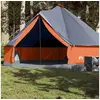 Image de Tente familiale tipi 8 personnes gris et orange imperméable