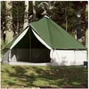 Image de Tente familiale tipi 12 personnes vert imperméable