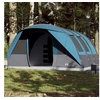 Image de Tente familiale tunnel 7 personnes bleu imperméable