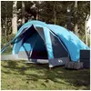 Image de Tente de camping de cabine 4 personnes bleu imperméable
