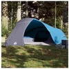 Image de Tente de camping à dôme 4 personnes bleu imperméable