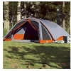 Image de Tente de cabine familiale 6 personnes gris imperméable
