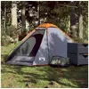 Image de Tente de camping à dôme 2 personnes gris et orange imperméable