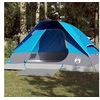 Image de Tente de camping à dôme 4 personnes bleu imperméable