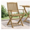 Image de Chaises pliables de jardin lot de 2 bois massif d acacia