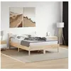 Image de Cadre de lit sans matelas 140x190 cm bois de pin massif