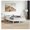 Image de Bedframe zonder matras massief grenenhout wit 135x190 cm844746