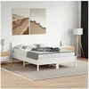 Image de Bedframe zonder matras massief grenenhout wit 120x190 cm844750