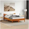Image de Bedframe zonder matras massief grenenhout wasbruin 120x190 cm844752