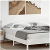 Image de Tête de Lit, Tête de Lit avec Pieds, Meuble de Chambre à Coucher, Accessoire de Lit Double, Tête de Cadre de Lit, 844762