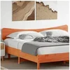 Image de Tête de Lit, Tête de Lit avec Pieds, Meuble de Chambre à Coucher, Accessoire de Lit Double, Tête de Cadre de Lit, 844764