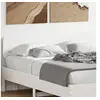 Image de Tête de Lit, Tête de Lit avec Pieds, Meuble de Chambre à Coucher, Accessoire de Lit Double, Tête de Cadre de Lit, 844774