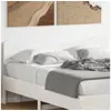Image de Tête de Lit, Tête de Lit avec Pieds, Meuble de Chambre à Coucher, Accessoire de Lit Double, Tête de Cadre de Lit, 844778