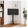 Image de Meuble TV d angle 1 niveau pour 32 65 pouces noir