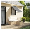 Image de Luifel uittrekbaar 150x150 cm stof en staal antracietkleurig368751