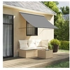 Image de Auvent rétractable anthracite 200x150 m tissu et acier