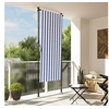 Image de Rolgordijn voor buiten 100x270 cm stof en staal blauw en wit368764
