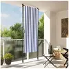 Image de Rolgordijn voor buiten 120x270 cm stof en staal blauw en wit368765