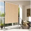 Image de Rolgordijn voor buiten 150x270 cm stof en staal oranje en wit368770
