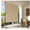Image de Rolgordijn voor buiten 150x270 cm stof en staal geel en wit368774