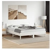 Image de Bedframe zonder matras massief grenenhout wit 200x200 cm3216358
