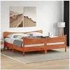 Image de Bedframe zonder matras massief grenenhout wasbruin 180x200 cm3216374
