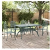 Image de Ensemble à manger de jardin 5 pcs vert aluminium coulé, ensemble à manger d'extérieur, meuble à manger de jardin, table et chaises de jardin