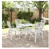 Image de 5-delige Tuinset gietaluminium wit3216351